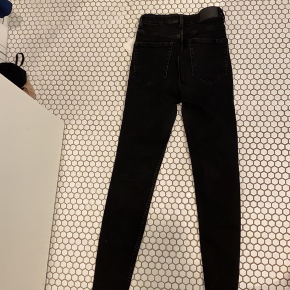 Zara black jeans size 36 (US 4) - Picture 3 of 4